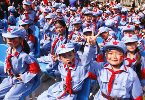 2019-10-14_唱誦抒發愛國情 同心共筑中國夢——安陽市飛翔學校舉行第四屆“慶國慶”唱誦會2609